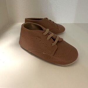 My Baby size 3 brown leather shoes